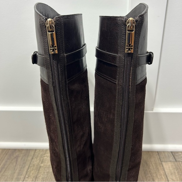 Tory Burch Dark Brown Over the Knee Boots - Picture 8 of 13